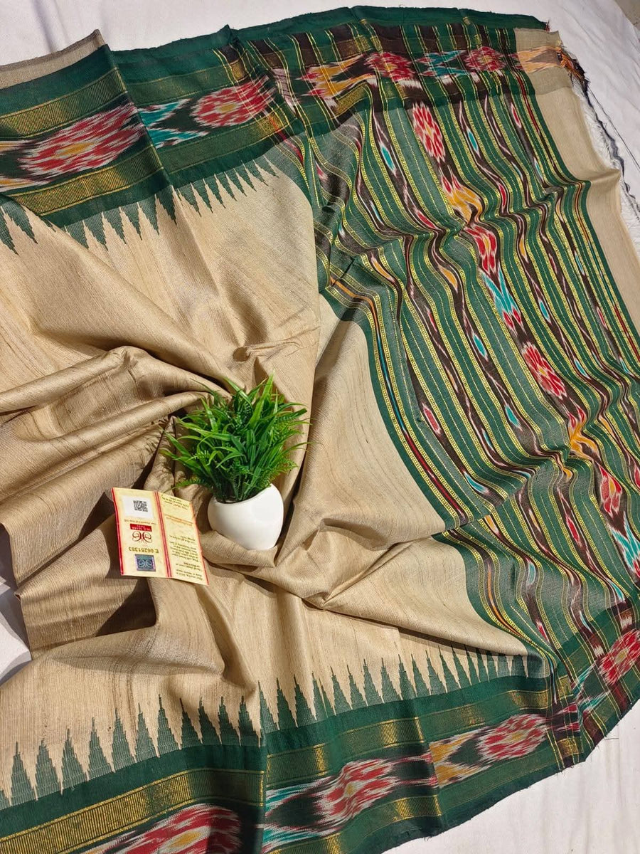 Pochampalli Weave Dolla Silk Saree