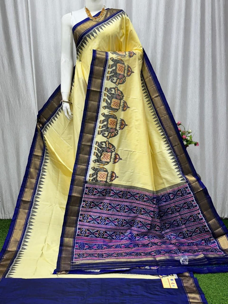 Pochampalli Weave Dolla Silk Saree