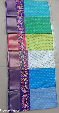 Pochampalli Ikkat Traditional Silk Saree - alternate view